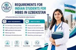 Read more about the article Requirements for Indian Students for MBBS in Uzbekistan 2026