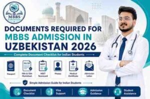 Read more about the article Documents Required for MBBS Admission in Uzbekistan 2026