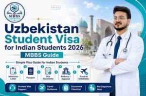Read more about the article Uzbekistan Student Visa for Indian Students 2026 | MBBS Guide