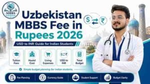 Read more about the article Uzbekistan MBBS Fee in Rupees 2026 | USD to INR Guide