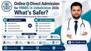 Read more about the article Online vs. Direct Admission for MBBS in Uzbekistan 2026 | What’s Safer?