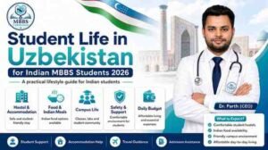 Read more about the article Student Life in Uzbekistan for Indian MBBS Students 2026